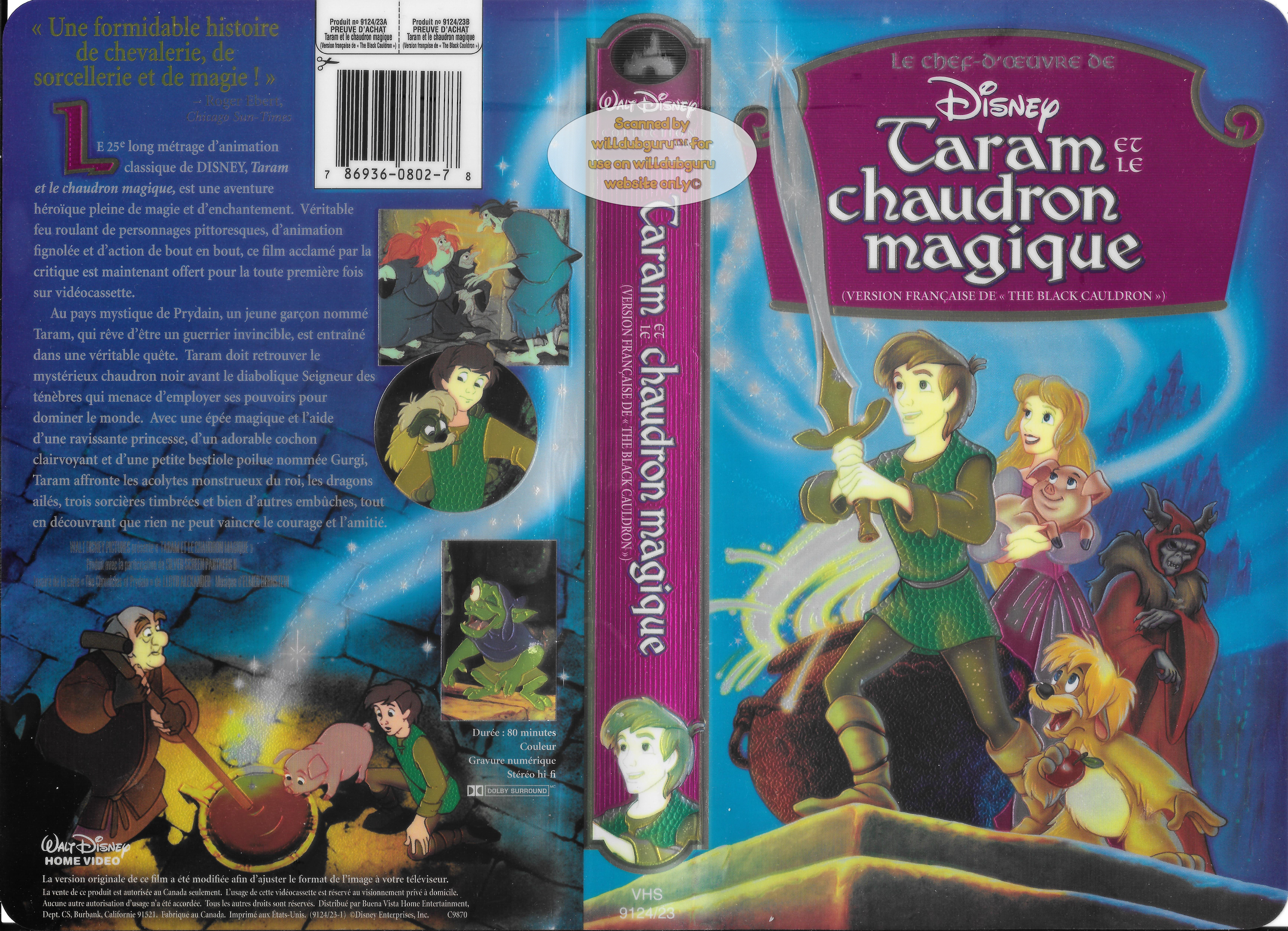 How to watch and stream Taram et le chaudron magique - French Voice Cast,  1985 on Roku
